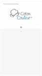Mobile Screenshot of cotoncouleur.com