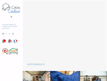 Tablet Screenshot of cotoncouleur.com